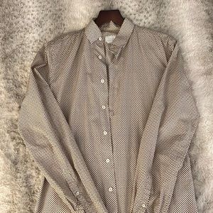 Prada L/S printed shirt. Size 39 with a 15.5” neck